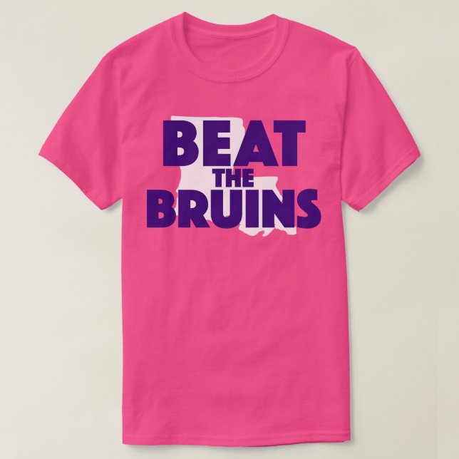 Camiseta Bata a Púrpura das Bruinas Dourada (Frente do Design)