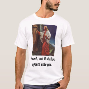 Camiseta bata, bata, e será aberto até você