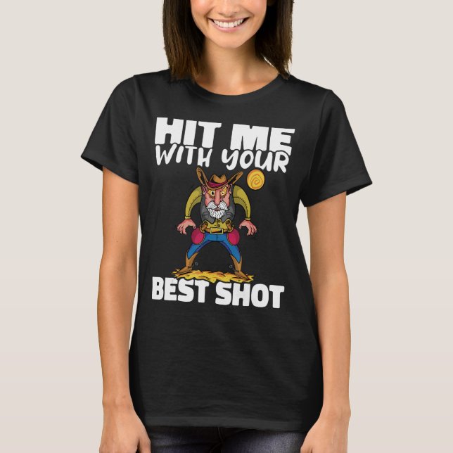 Camiseta Bata-Me Com O Pino De Tênis Da Sua Melhor Mesa (Frente)