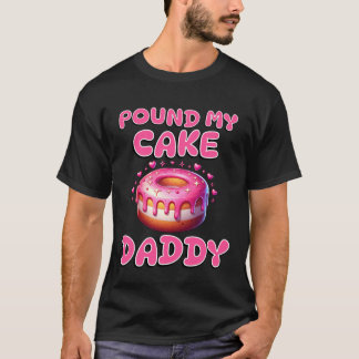 Camiseta Bata No Meu Bolo Papai Engraçado Grosseiro Adulto