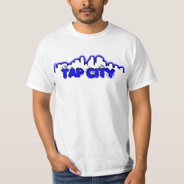 Camiseta Bata o branco CLÁSSICO T de Minneapolis da cidade (Frente)