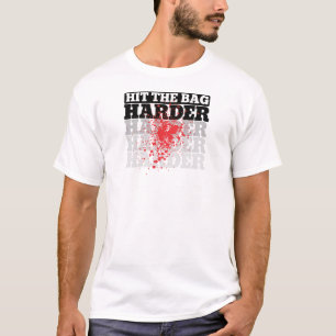 Camiseta Bata o t-shirt gráfico mais duro do saco