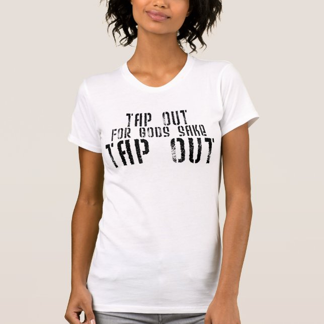 CAMISETA BATA PARA FORA PARA DEUSES QUE A CAUSA BATE PARA (Frente)