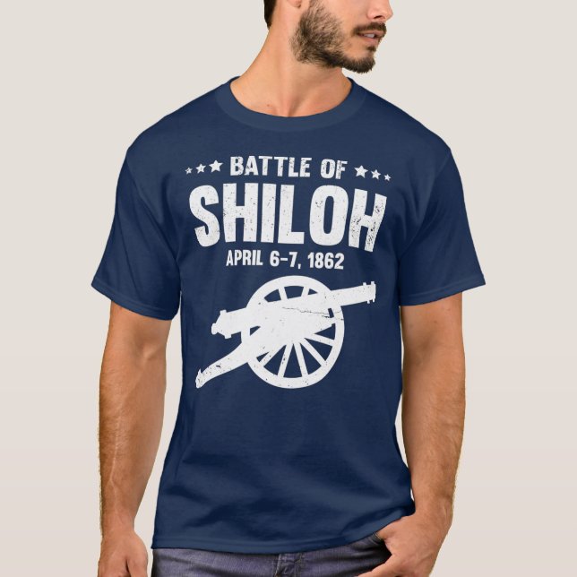 Camiseta Batalha Civil de Shiloh no Tennessee (Frente)