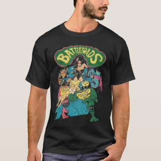 Camiseta Batalha de Arcade dos Sapos Vintage