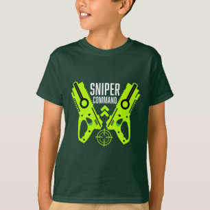 Camiseta Batalha de Arma de Brinquedo Infantil Natal