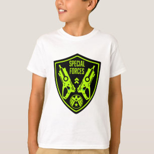 Camiseta Batalha de Arma de Dardo de Brinquedo Infantil