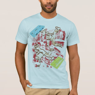 Camiseta Batalha de Cassette B-boy