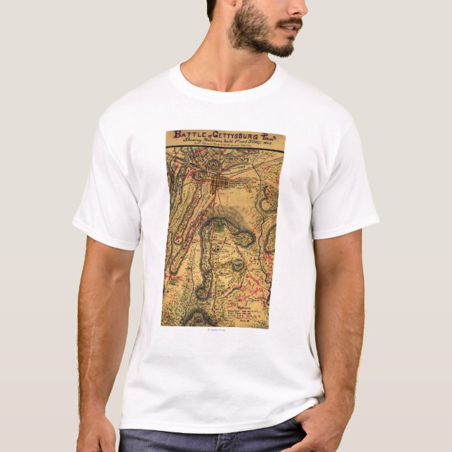 Camiseta Batalha de Gettysburg (Frente)