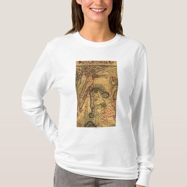 Camiseta Batalha de Gettysburg (Frente)