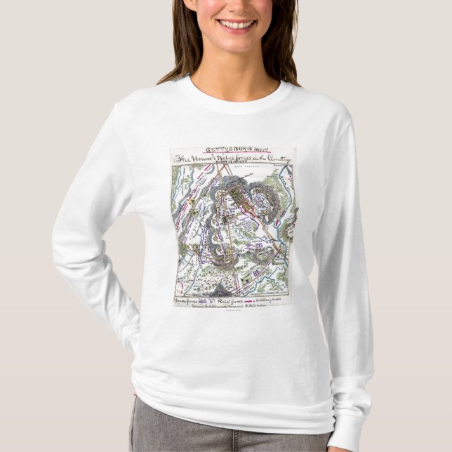 Camiseta Batalha de Gettysburg 6 (Frente)