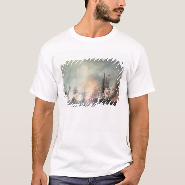 Camiseta Batalha de mar Russo-Turca de Sinop (Frente)