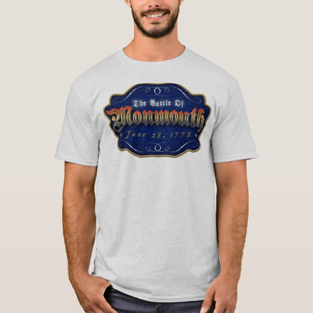 Camiseta Batalha de Monmouth Shirt_American (Frente)
