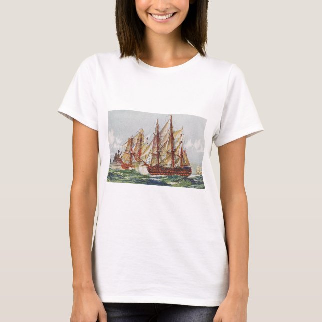 Camiseta Batalha de Tralgar (Frente)
