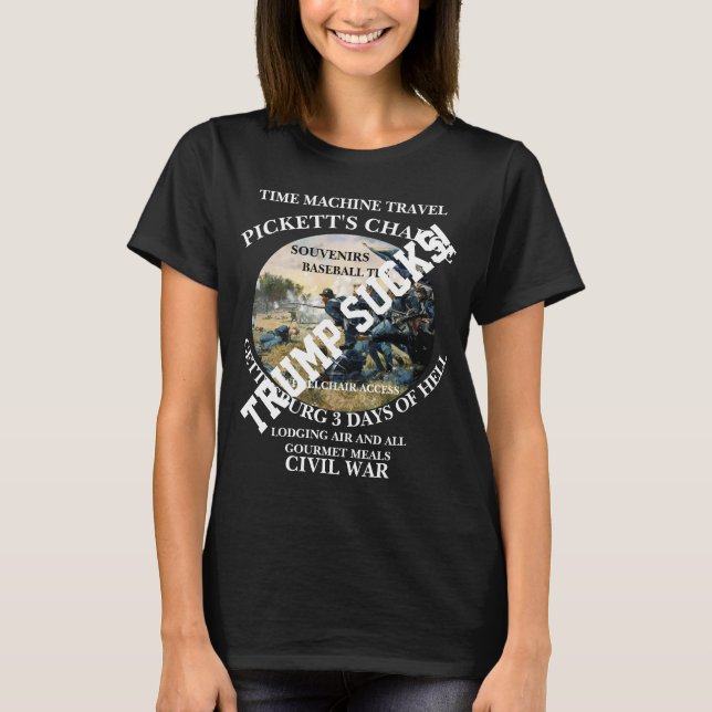 CAMISETA BATALHA DE VIAGEM DE MÁQUINA DO TEMPO DE IMAGEM GE (Frente)
