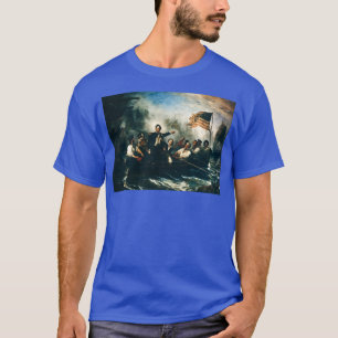 Camiseta Batalha do lago Erie Oliver Hazard Perryof 1812