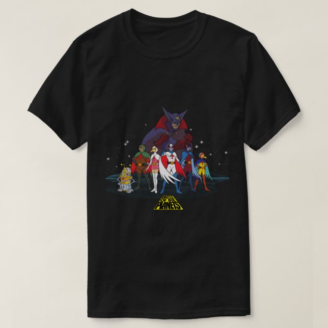 Camiseta Batalha dos Planetas - Grupo (Frente do Design)