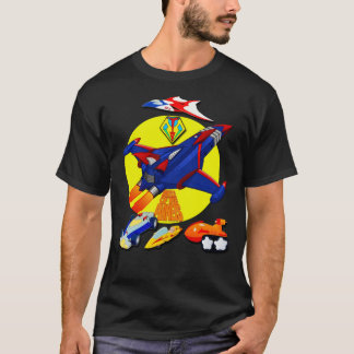 Camiseta Batalha Dos Planetas Logótipo Do Veículo Gatchaman