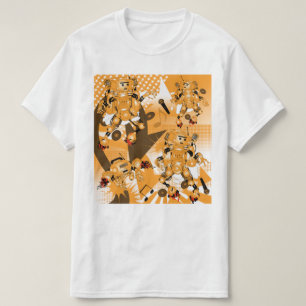 Camiseta batalha dos robôs do Hiphop