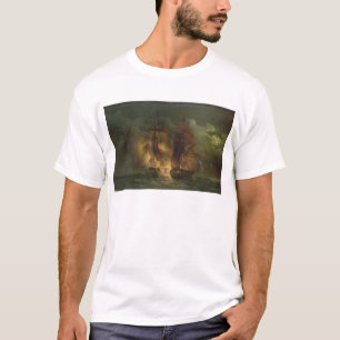 Camiseta Batalha entre a fragata francesa 'Arethuse
