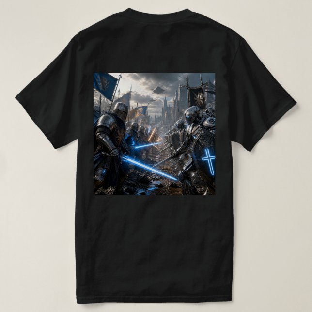 Camiseta Batalha Épica Reversa (Verso do Design)