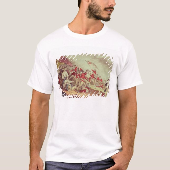 Camiseta Batalha no monte de depósito (Frente)