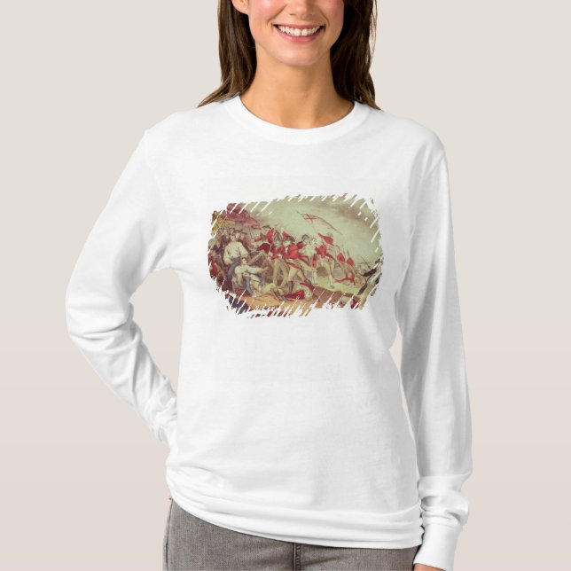 Camiseta Batalha no monte de depósito (Frente)