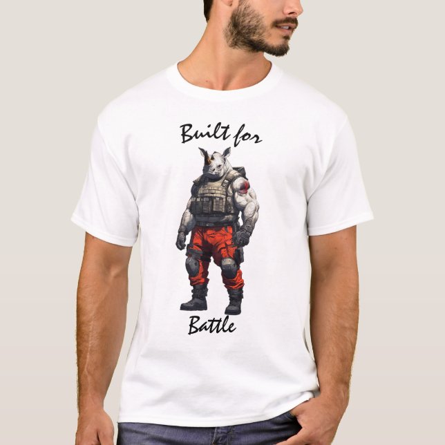 Camiseta Batalha Rhino Warrior T-Shirt (Frente)