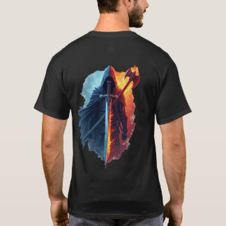 Camiseta Batalha Teseo - Espada & Machado Cruzados