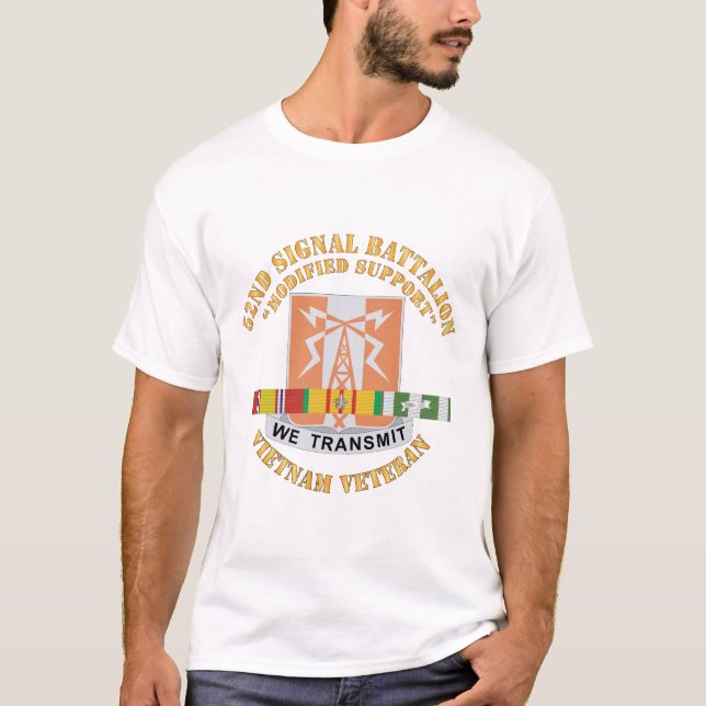 Camiseta Batalhão de 52º Sinal (Suporte Modificado) com cos (Frente)