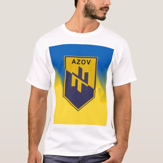 Camiseta Batalhão de AZOV amarelo (Frente)
