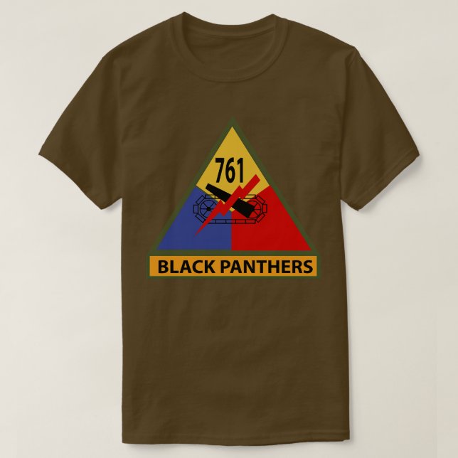 Camiseta Batalhão de Tanque de rua 761 SSI com fita de nome (Frente do Design)
