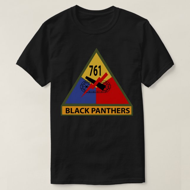 Camiseta Batalhão de Tanque de rua 761 SSI com fita de nome (Frente do Design)