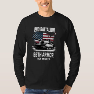 Camiseta Batalhão segundo 66º Armor M1 Abrams Tanque Milita