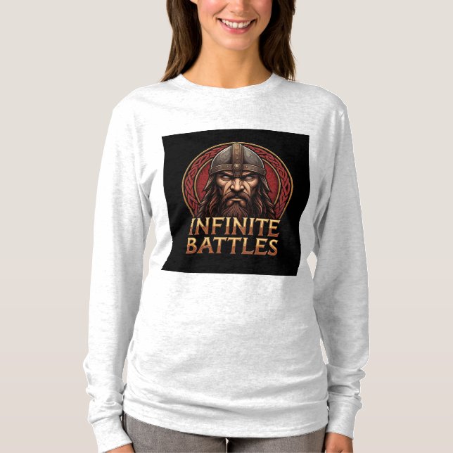Camiseta Batalhas infinitas (Frente)