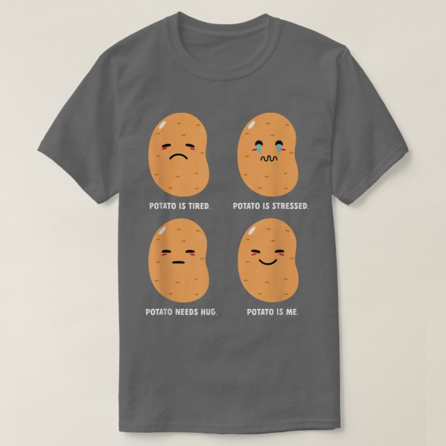 Camiseta Batata-Batata Emocional Batata-Batata-Batata (Frente do Design)