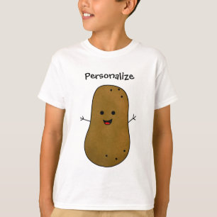 Camiseta Batata castanha personalizada
