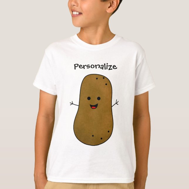 Camiseta Batata castanha personalizada (Frente)