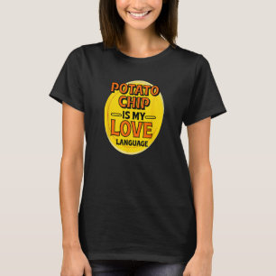 Camiseta Batata Chip é minha língua de amor Batata Chips Fo