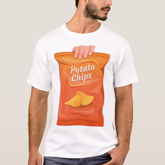 Camiseta Batata Chips Tüte (Frente)