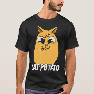 Camiseta Batata de Gato Dono de Gato Batata  Batatas Fritas