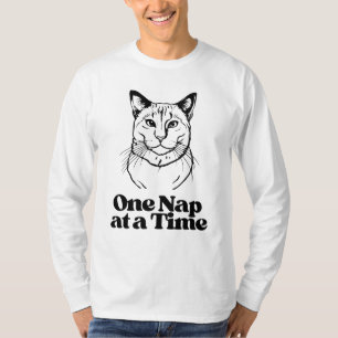 Camiseta Batata De Gato Relaxado, Um Saco De Cada Vez, Com