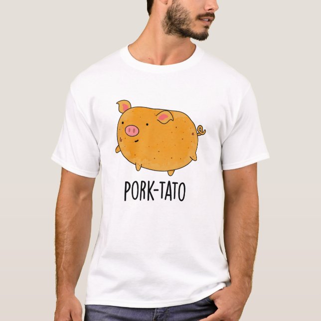 Camiseta Batata de Porco Engraçada (Frente)
