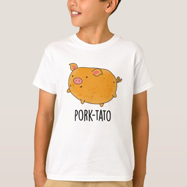 Camiseta Batata de Porco Engraçada (Frente)