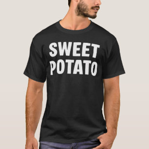 Camiseta Batata Doce Casal Batata Mal-Humorada Agradeciment