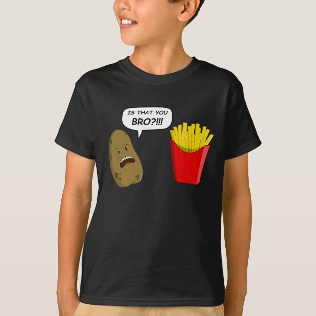 Camiseta batata e fritadas (Frente)
