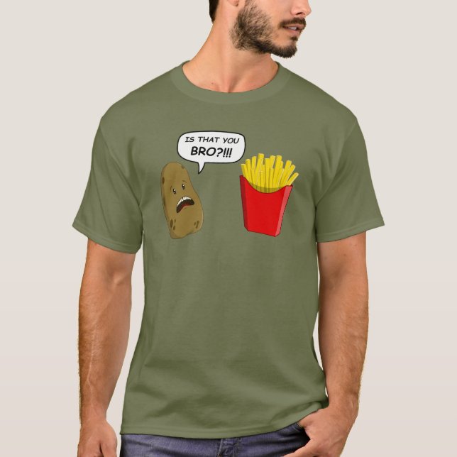 Camiseta batata e fritadas (Frente)