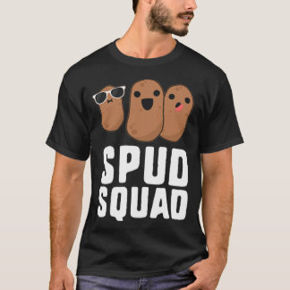 Camiseta Batata Engraçada no Esquadrão Spud, piada Amigo de