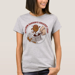 Camiseta Batata Engraçada Riquefatora Esmagadora Mascote Ca