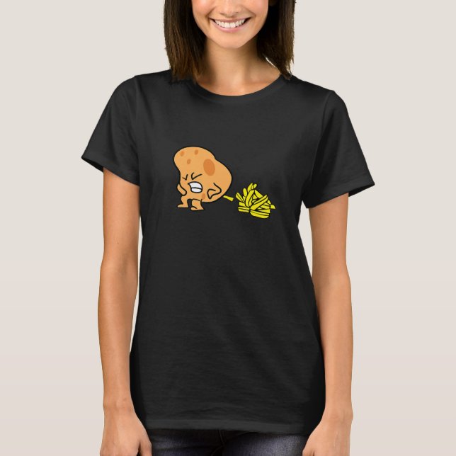 Camiseta Batata Faz Fritas Batatas Fritas (Frente)